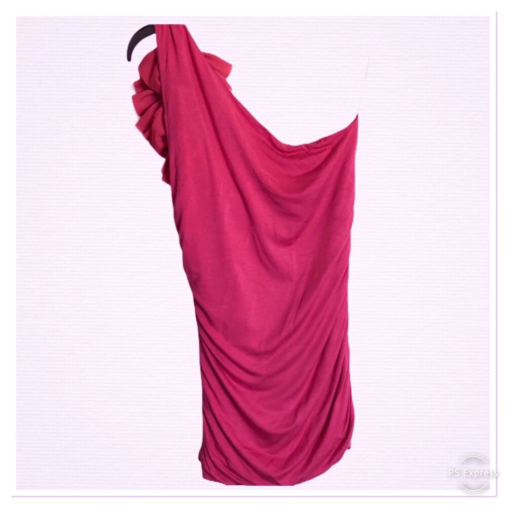 Mandee One Shoulder Ruffle Top - Picture 2 of 2